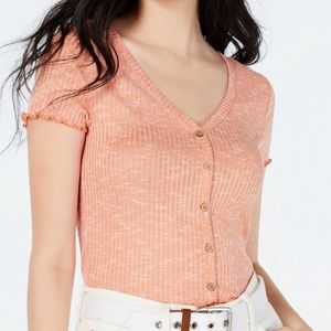 Crave Fame Lettuce-Edge Top NWT size small